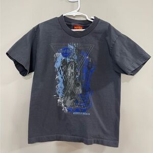 Boys Hard Rock Cafe Myrtle Beach Gray Graphic T-Shirt. Size Small